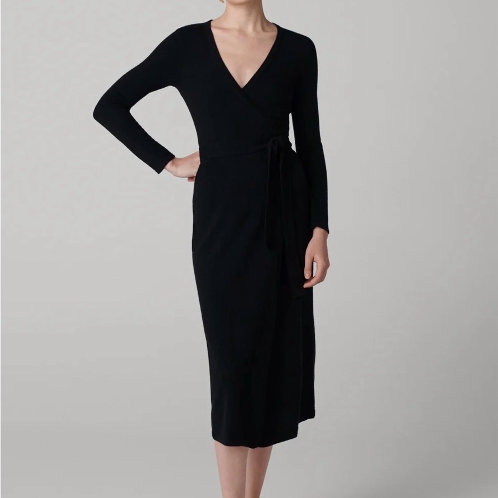 Diane Von Furstenburg Astrid cashmere/wool blend wrap dress